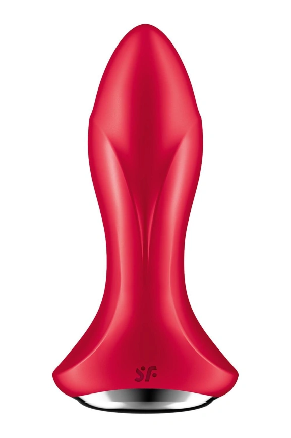 Анальная смарт-вибропробка с жемчужным массажем Satisfyer Rotator Plug 1+ Red фото 4