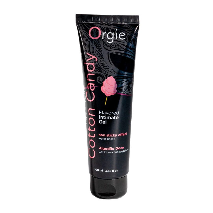 Лубрикант на водній основі Orgie Lube Tube Cotton Candy, 100 мл, зі смаком та ароматом солодкої вати фото 1
