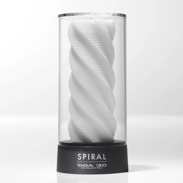 Мастурбатор Tenga 3D Spiral, очень нежный, из антибактериального эластомера с серебром фото 1