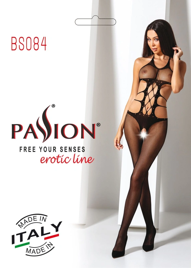 Эротический бодистокинг Passion BS084 black фото 8