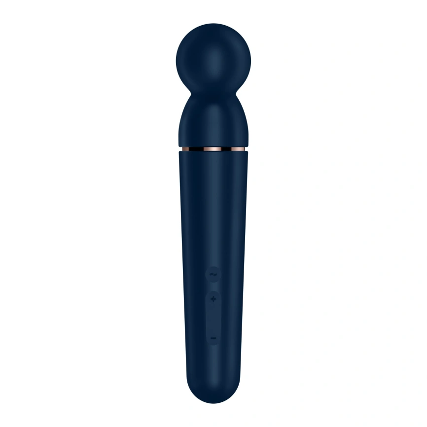 Вибромассажер Satisfyer Planet Wand-er Blue/Rosegold, очень мощный, беспроводной фото 5