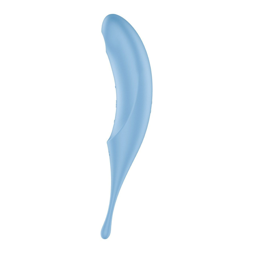 Вібратор для клітора з вакуумною стимуляцією Satisfyer Twirling Pro Blue фото 2