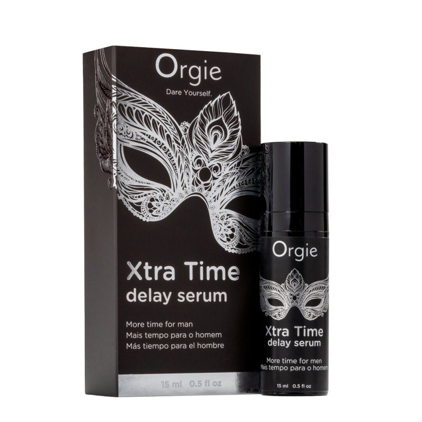 Сироватка-пролонгатор Orgie Xtra Time Delay Serum, 15 мл, без анестетиків, на силіконовій основі фото 1