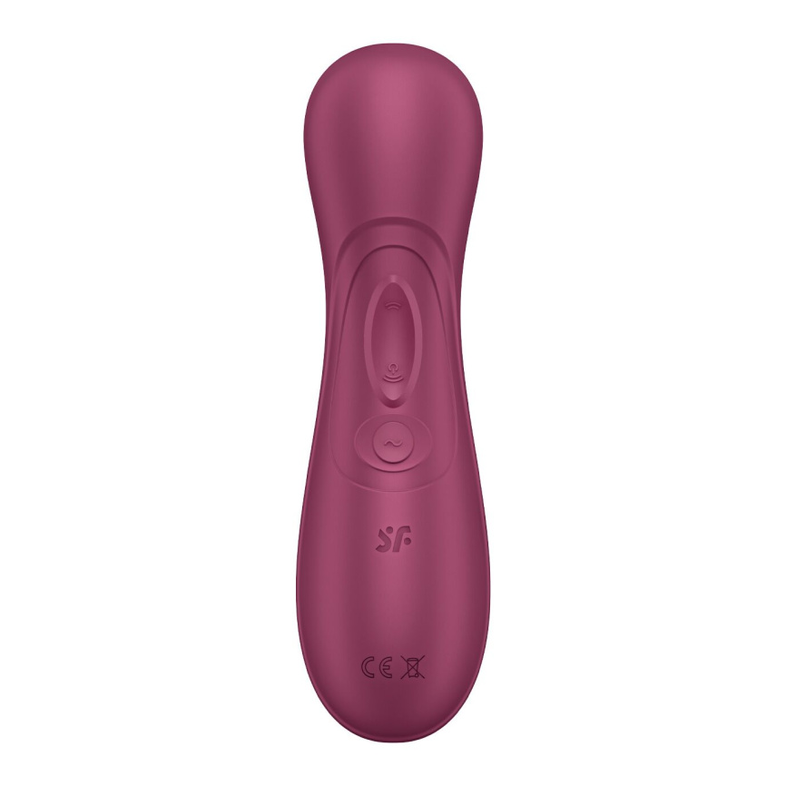 Вакуумний кліторальний стимулятор Satisfyer Pro 2 Generation 3 with Liquid Air Connect App Wіnе Red фото 5