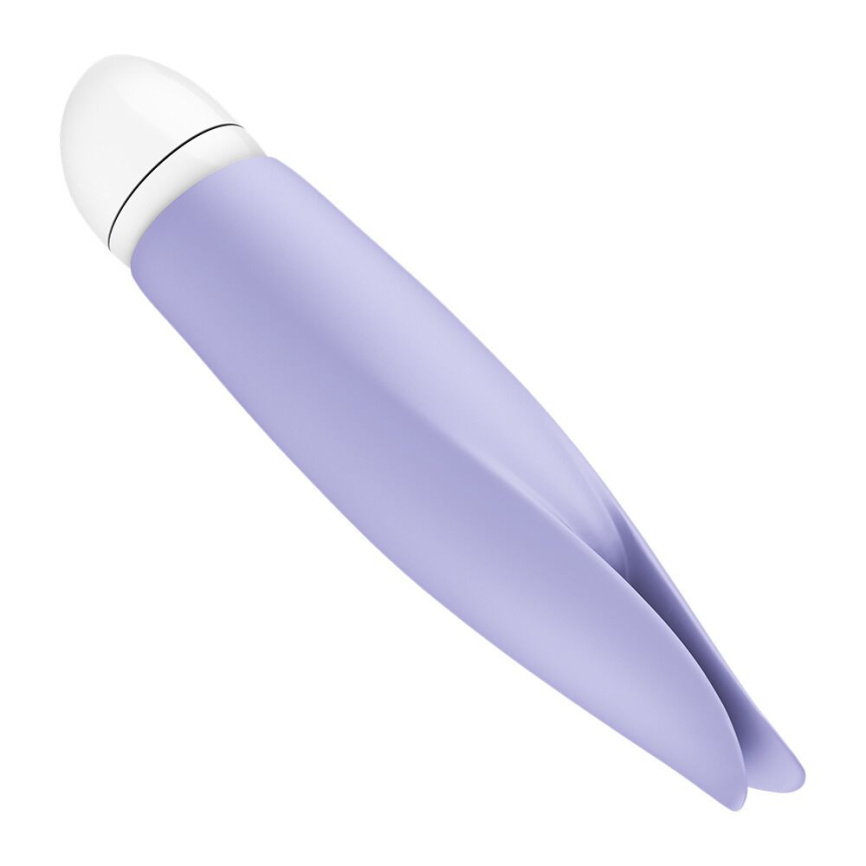 Вібратор з пелюстками Fun Factory VOLITA purple, компактний, дуже тихий, на батарейках фото 3