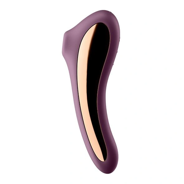 Вакуумный стимулятор с вибрацией Satisfyer Dual Kiss Wine Red фото 3