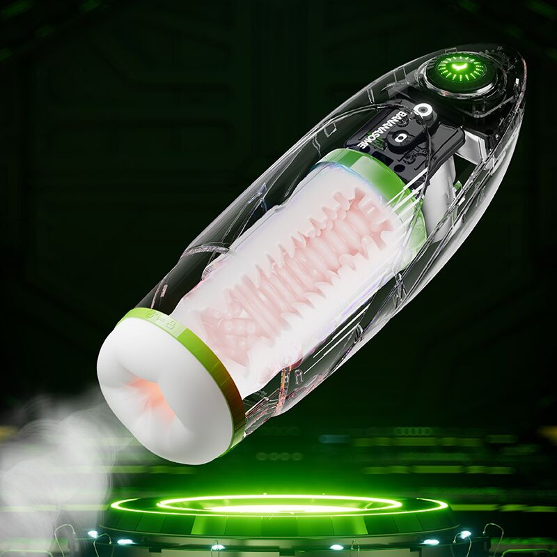 Смарт-мастурбатор BANANASOME ROCKET X7, вібрації, стискання, імітація фрикцій, підігрів фото 4