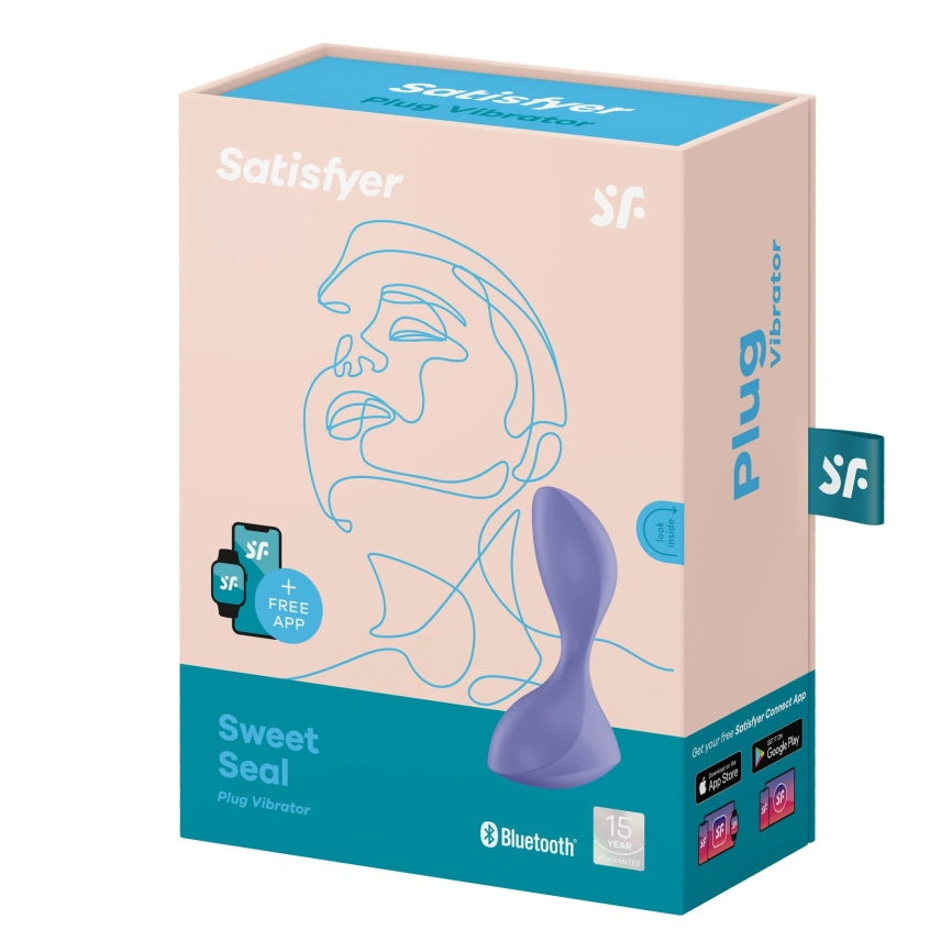 Анальная смарт-пробка с вибрацией Satisfyer Sweet Seal Lilac фото 6