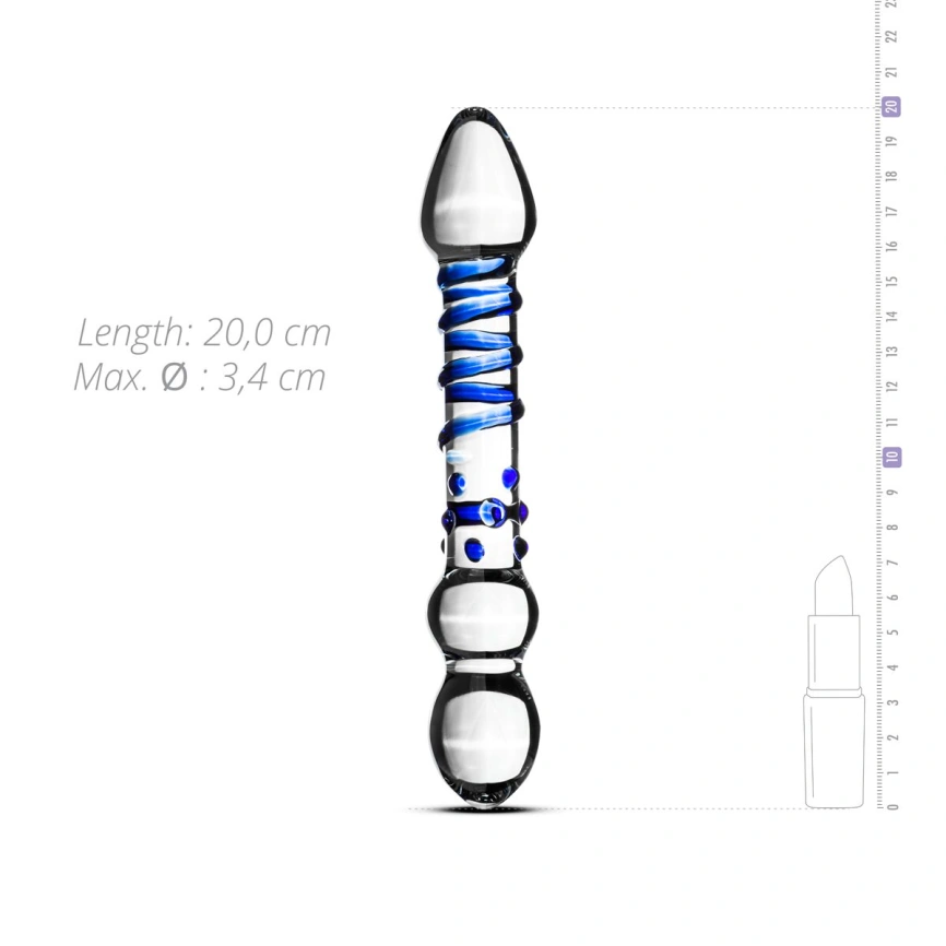 Стеклянный дилдо Gildo Glass Dildo No. 21 фото 4