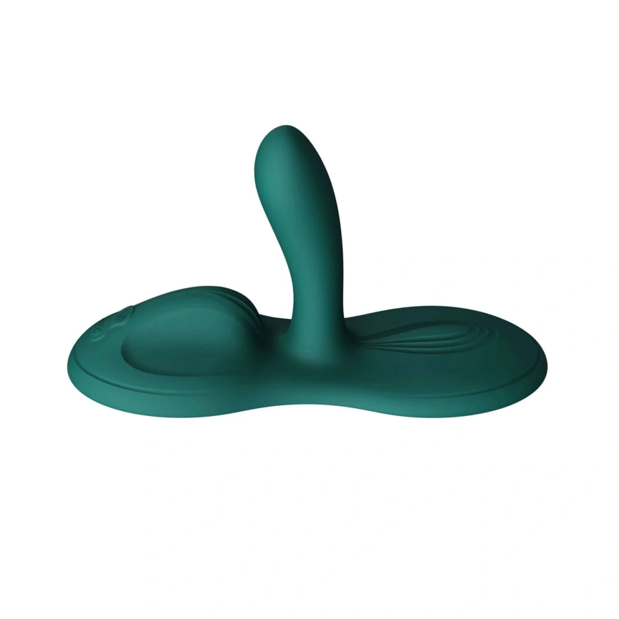 Sit-on-top смарт-вибратор Zalo – Flora Smart Vibrating Pad Turquoise Green, 9 моторов фото 1