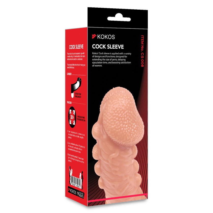 Насадка на член Kokos Cock Sleeve CS 008 M фото 4
