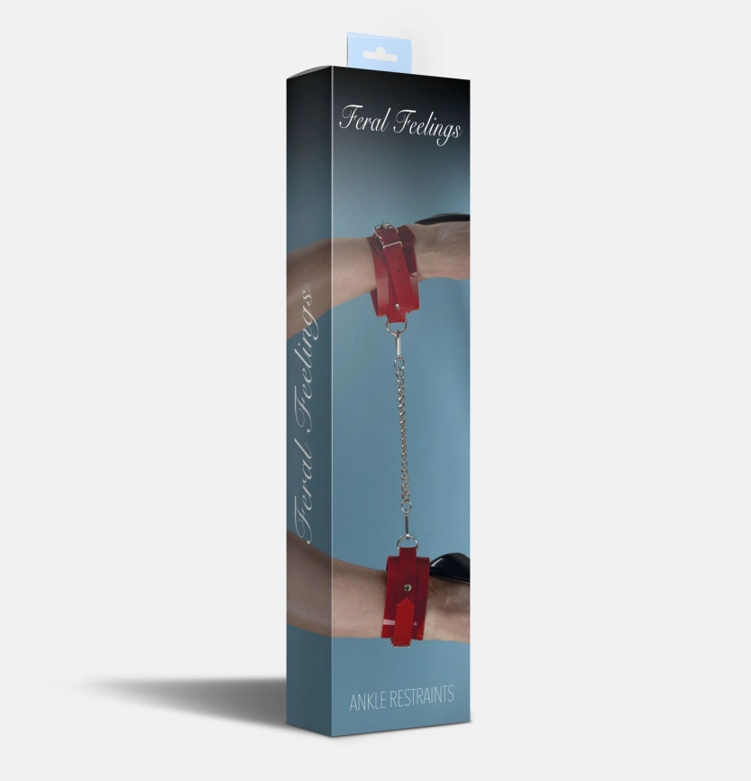 Поножи Feral Feelings - Ankle Restraints Red фото 2