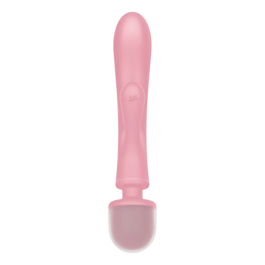 Вибратор-кролик с вибромассажером Satisfyer Triple Lover Pink, 3 мотора фото 5