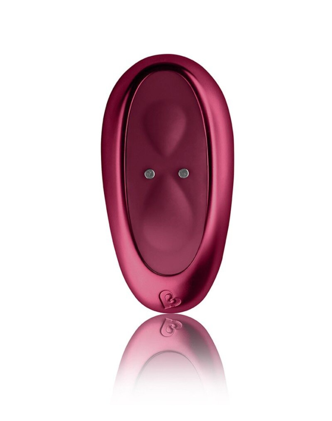 Універсальний sit-on-top вібратор Rocks Off Ruby Glow Blush, пульт ДК фото 6