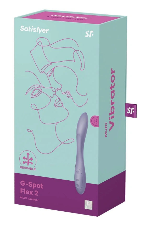 Универсальный вибратор Satisfyer G-Spot Flex 2, гибкий ствол с фиксацией положения фото 4