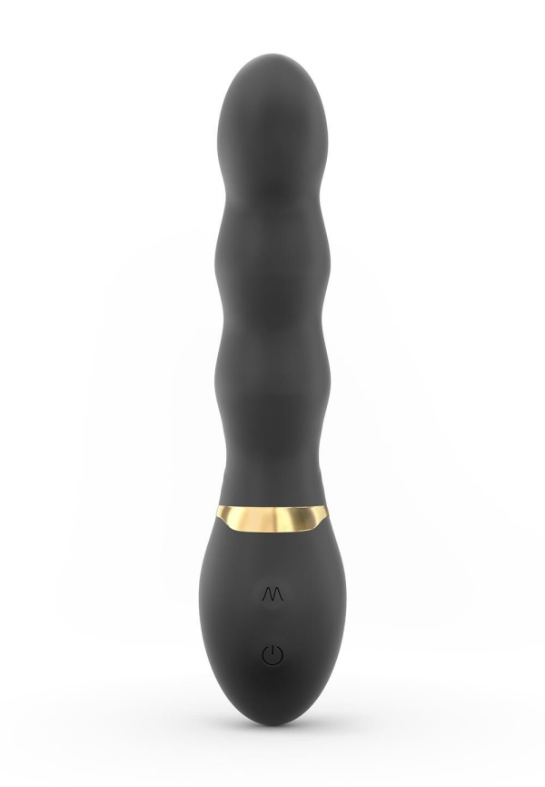 Вібратор ультрастимулювальний Dorcel Too Much Rechargeable Black, гнучкий і потужний, 3 вібромотори фото 2