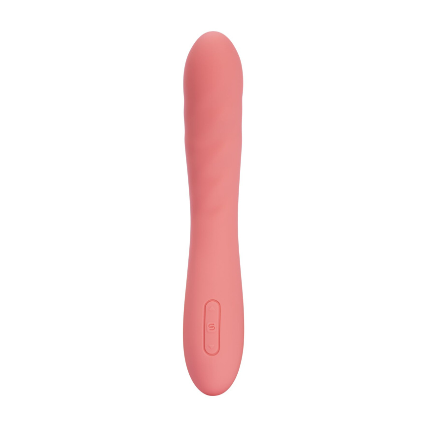 Смарт-вібратор з пульсацією Svakom Ava Neo Peach Pink, 15 режимів роботи, водонепроникний фото 2