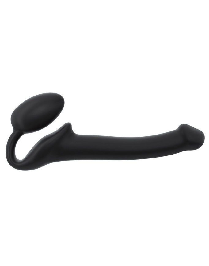 Безремінний страпон Strap-On-Me Black S, повністю регульований, діаметр 2,7 см фото 1