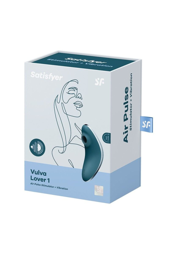 Вакуумний вібратор Satisfyer Vulva Lover 1 Blue фото 5