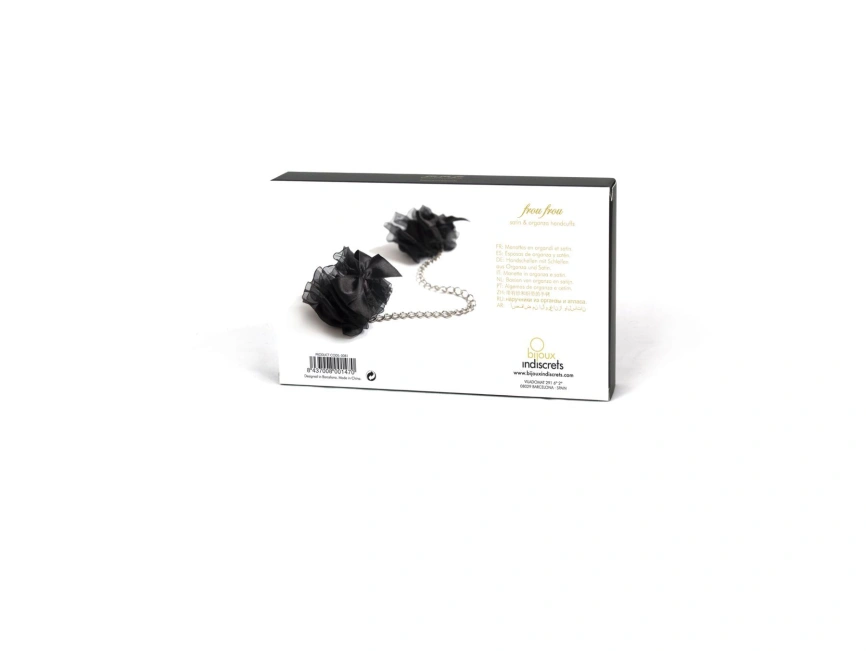 Наручники Bijoux Indiscrets - Frou Frou Organza handcuffs, атлас и органза, подарочная упаковка фото 3