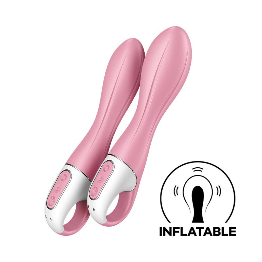 Вібратор точки G надувний Satisfyer Air Pump Vibrator 2 фото 1