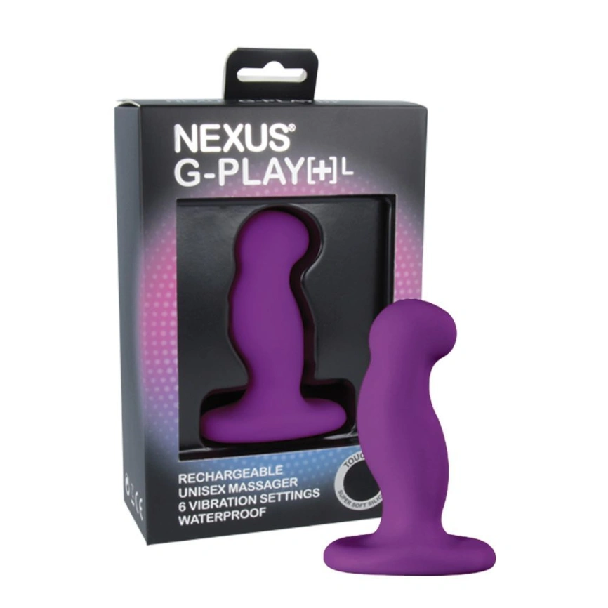 Вибромассажер простаты Nexus G-Play Plus L Purple, макс диаметр 3,5см, перезаряжаемый фото 2
