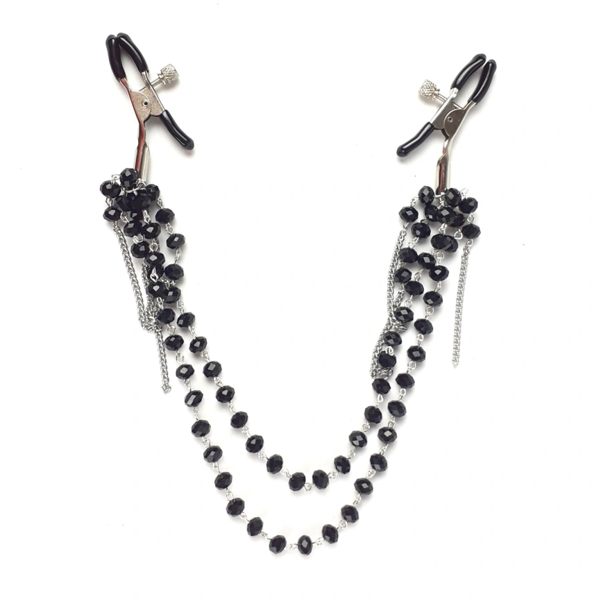 Зажимы для сосков Art of Sex - Nipple clamps Sexy Jewelry Black фото 1