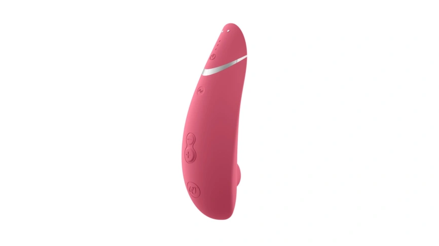 Вакуумный клиторальный стимулятор Womanizer Premium 2 - Raspberry, функции Autopilot и Smart Silence фото 4