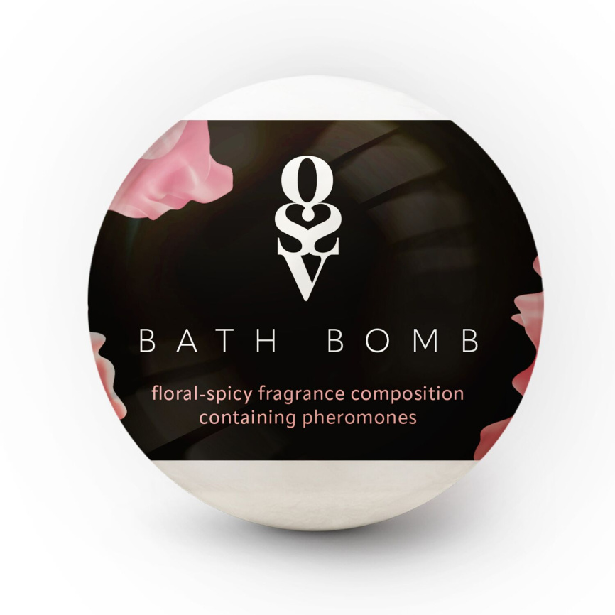 Бомбочка для ванни з феромонами Obsessive Bath bomb Floral - Spicy (100 г) фото 1