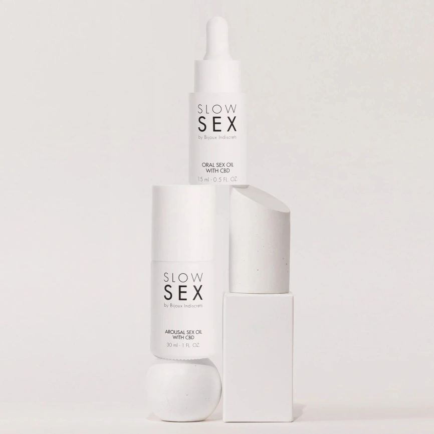 Масло для возбуждения Bijoux Indiscrets SLOW SEX Arousal Sex Oil CBD (30 мл) фото 5