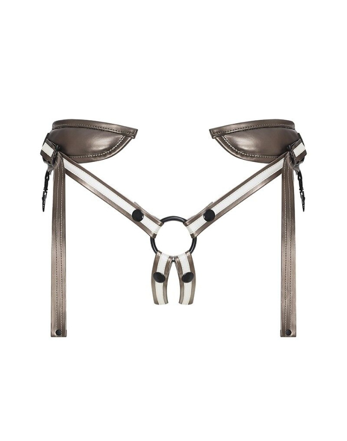 Трусики для страпону Strap-On-Me Leatherette Harness DESIROUS фото 3