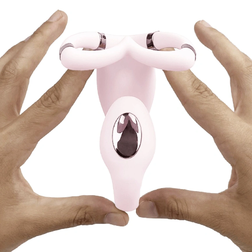 Смарт-вибратор для пар Adrien Lastic Venus + APP, двойной, можно носить под одеждой, 10 режимов фото 11