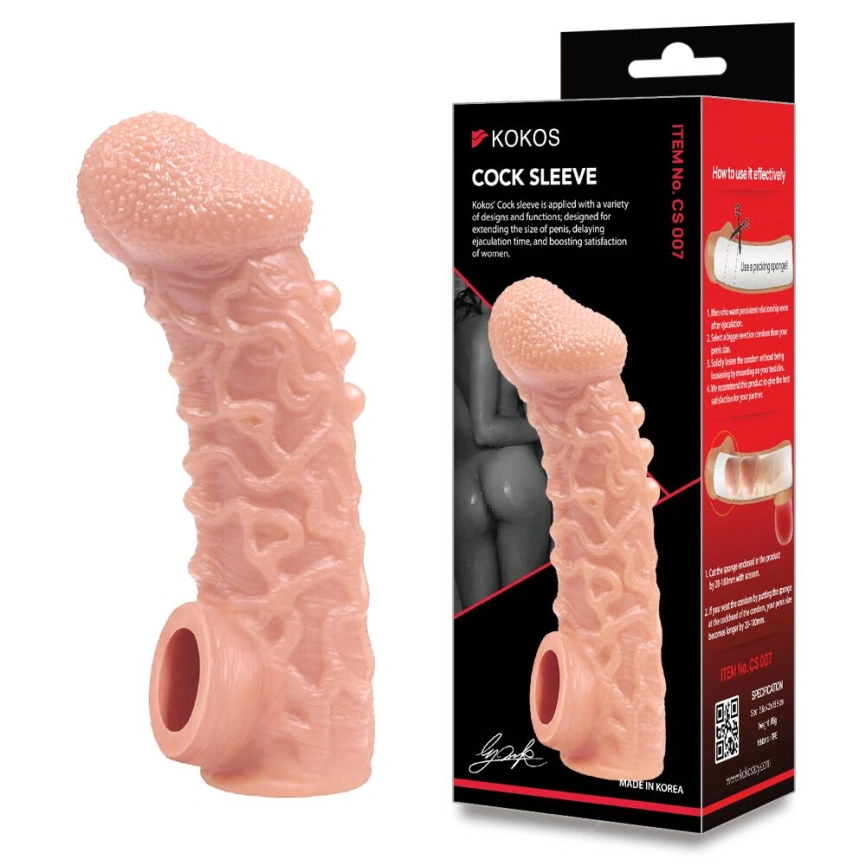 Насадка на член Kokos Cock Sleeve CS 007 M фото 2
