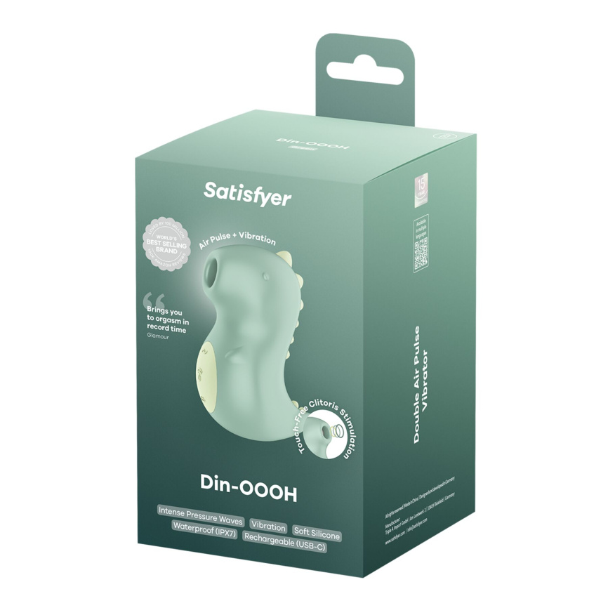 Вакуумний кліторальний стимулятор Satisfyer Din-OOH фото 5