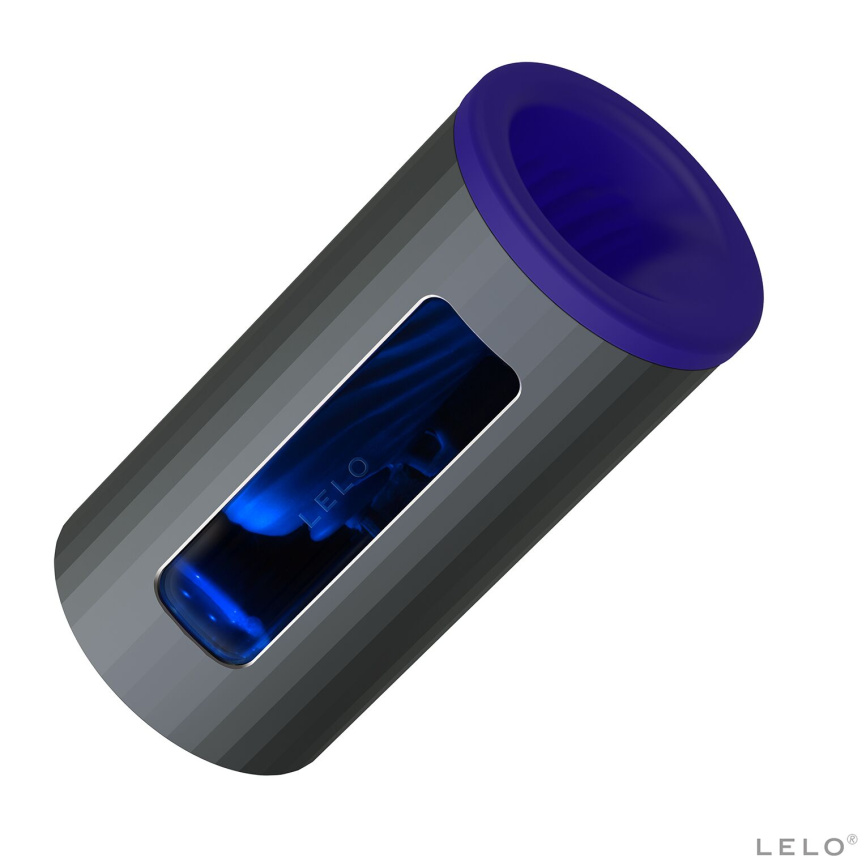 Смарт мастурбатор LELO F1S V2 Blue, вібрації, технологія SENSONIC, гра в застосунку фото 2