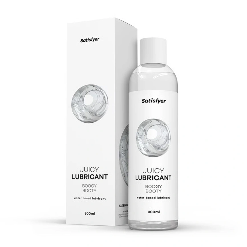 Анальная смазка на водной основе Satisfyer Juicy Lubricant Boogy Booty water based 300 мл фото 2