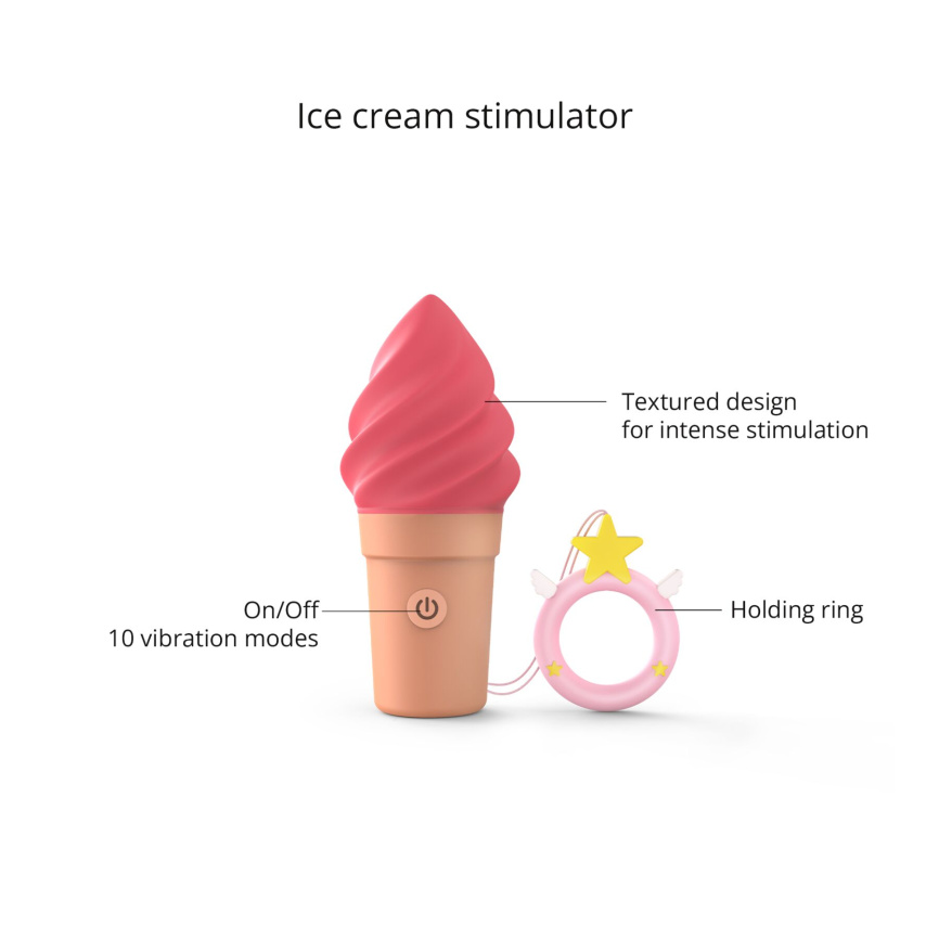 Вібратор-морозиво Love To Love CAND'ICE — RASPBERRY JOLLY фото 2