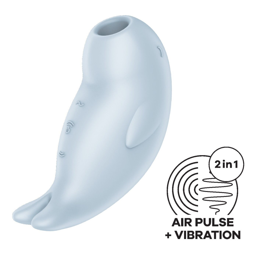 Вакуумний кліторальний стимулятор з вібрацією Satisfyer Seal You Soon, 2 незалежні мотори фото 1