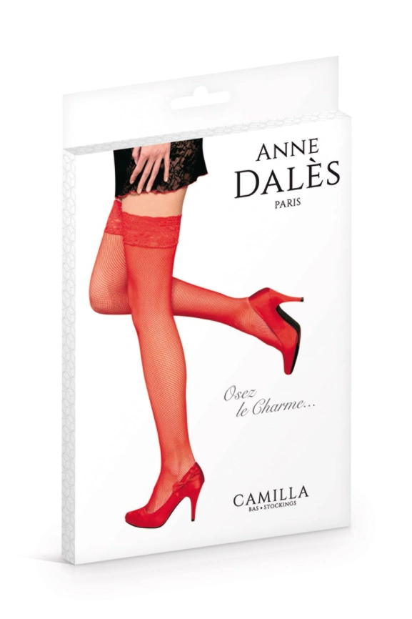 Чулки Anne De Ales CAMILLA T2 Red фото 2