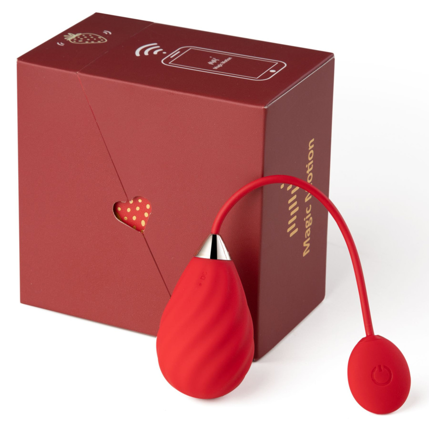 Смарт-віброяйце Magic Motion Sundae Red фото 4