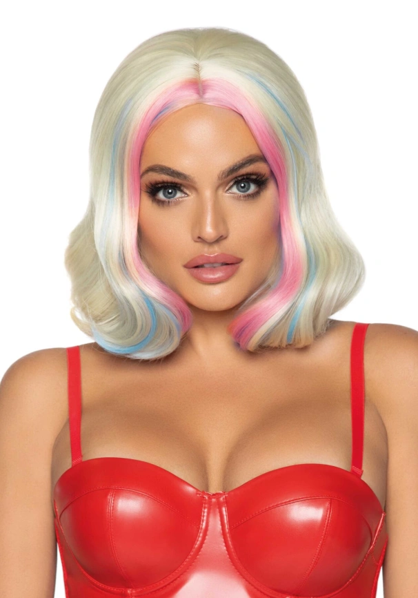 Парик Харли Квинн Leg Avenue Harley wavy bob wig, короткий, 36 см фото 1