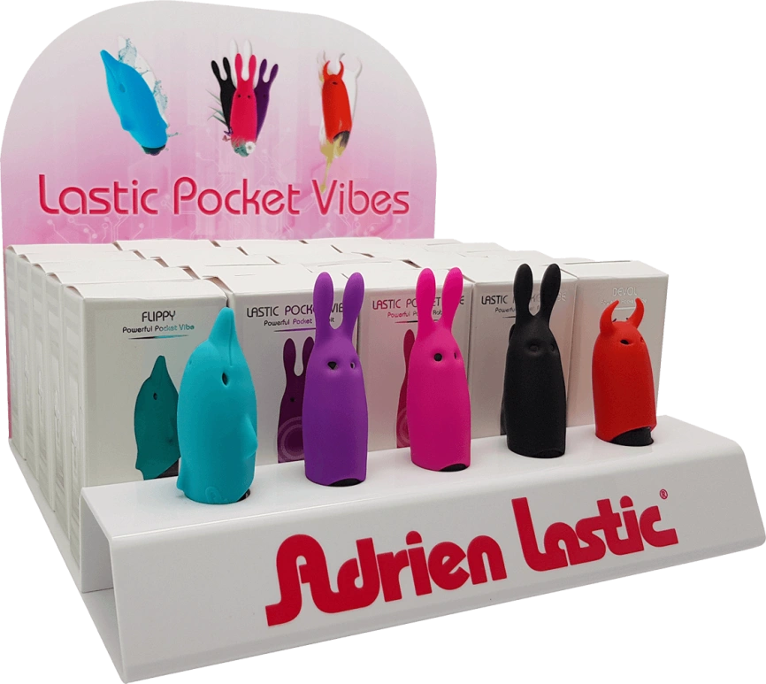 Набор вибраторов Adrien Lastic Promo Pack Pocket Vibe (25 шт + тестеры) фото 2