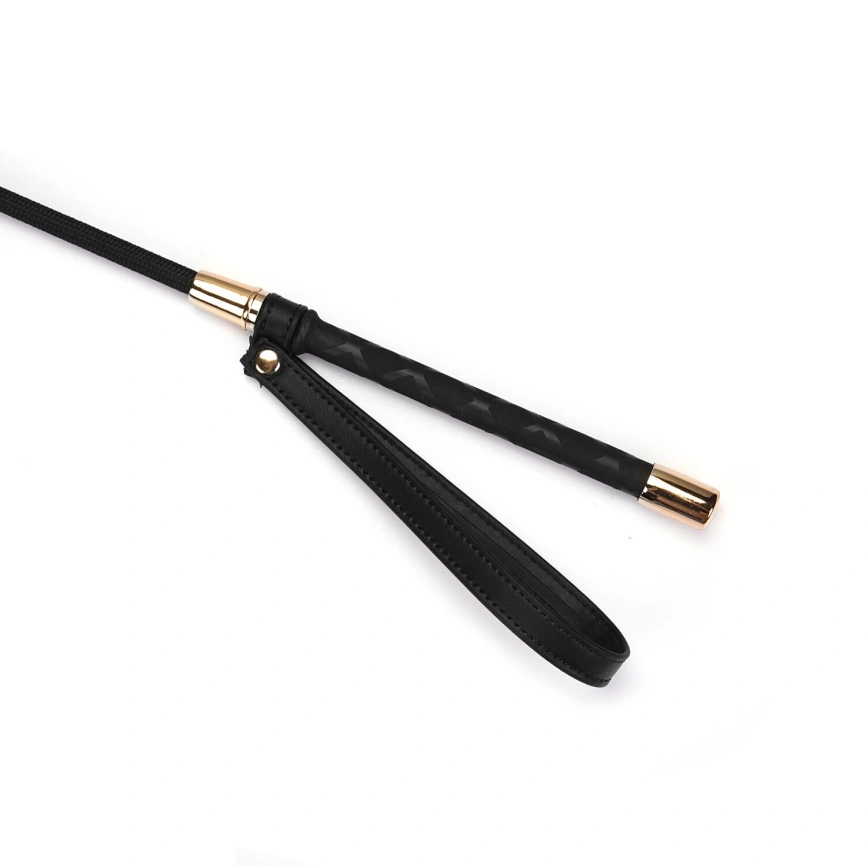 Шлепалка-сердечко Liebe Seele Black Organosilicon Riding Crop, экокожа фото 3