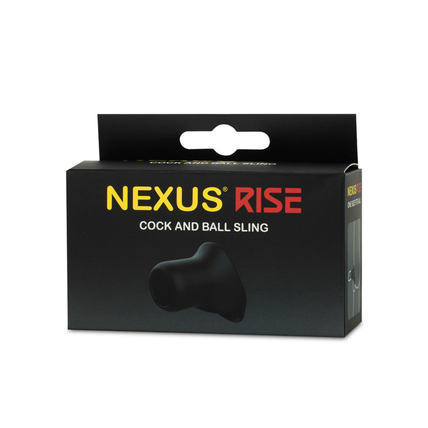 Ерекційне кільце Nexus Rise Cock and Ball Sling, для члена та яєчок, дуже широке фото 7