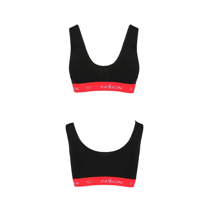 Спортивний топ на широких бретелях Passion PS003 TOP L, black фото 5