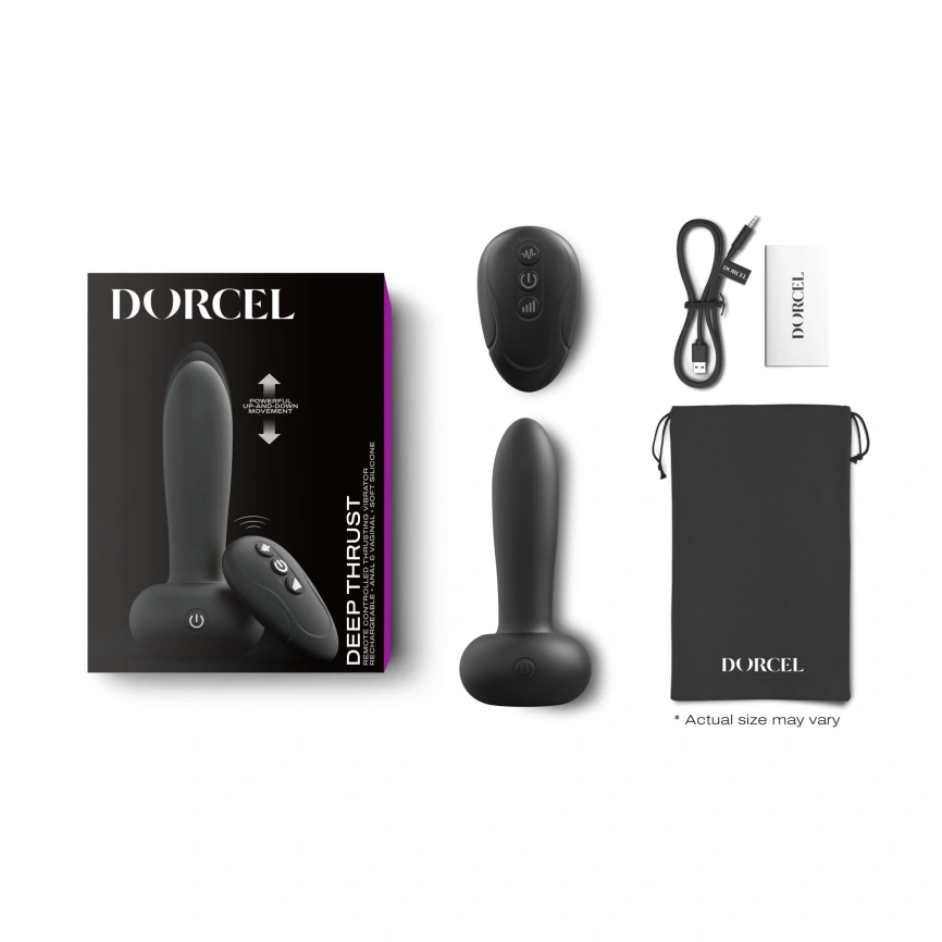 Универсальный пульсатор Dorcel DEEP THRUST, пульт ДУ фото 4