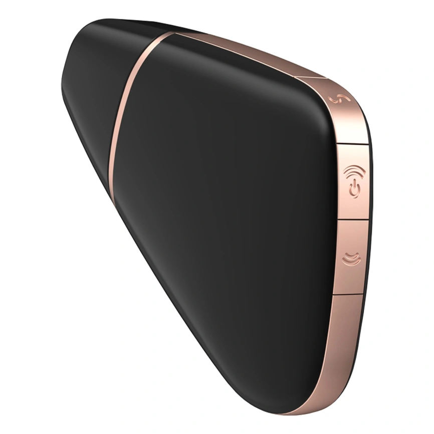 Вакуумный клиторальный стимулятор Satisfyer Love Triangle Black с управлением через интернет фото 4