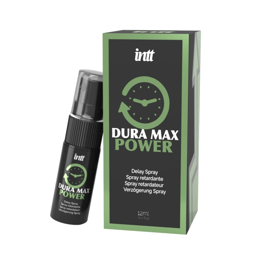 Пролонгатор-спрей Intt Dura Max Power (12 мл) с охлаждающим эффектом, без лидокаина, с пантенолом фото 2