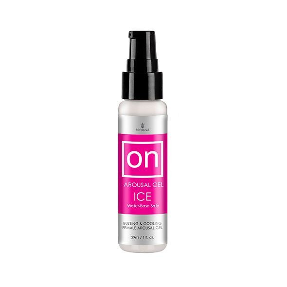 Збуджувальний гель для клітора Sensuva ON for Her Arousal Gel Ice 29мл охолодж. рідкий вібратор фото 1