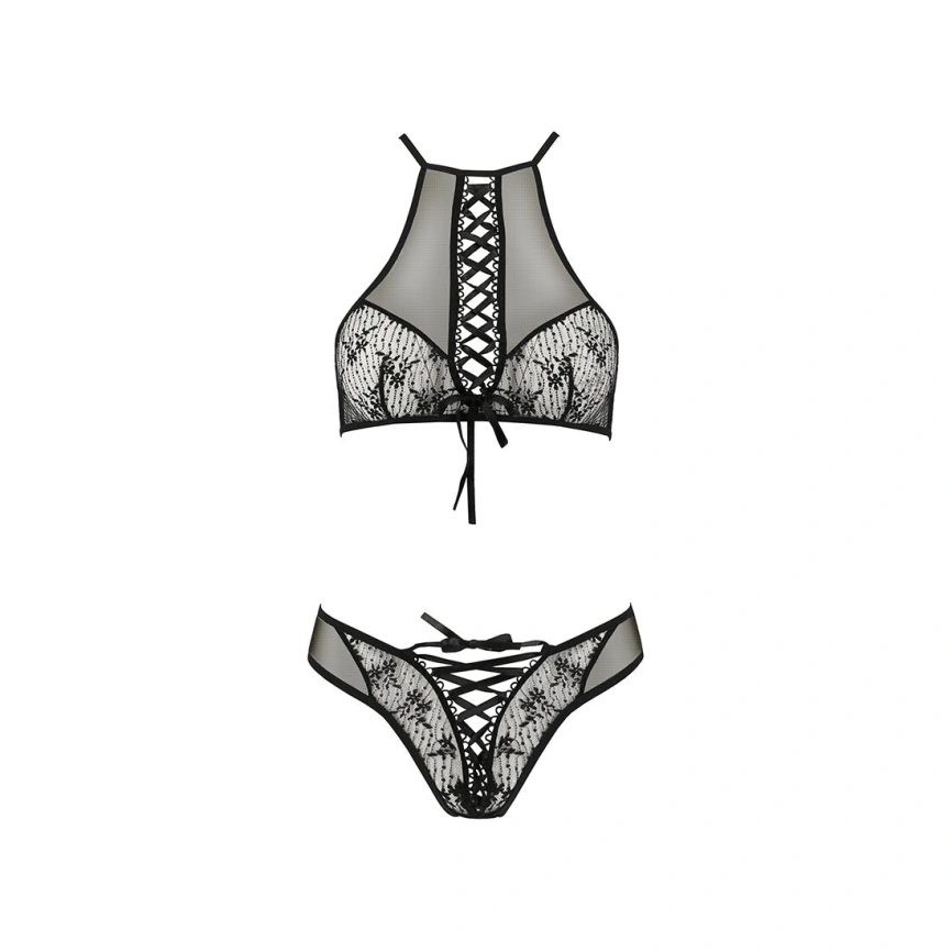 Эротический комплект Passion AZALIA SET S/M, black фото 10